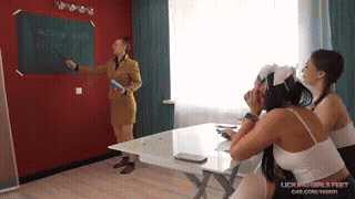 Licking Girls Feet - BEATRICE and RADA - Cruel students and pathetic tutor